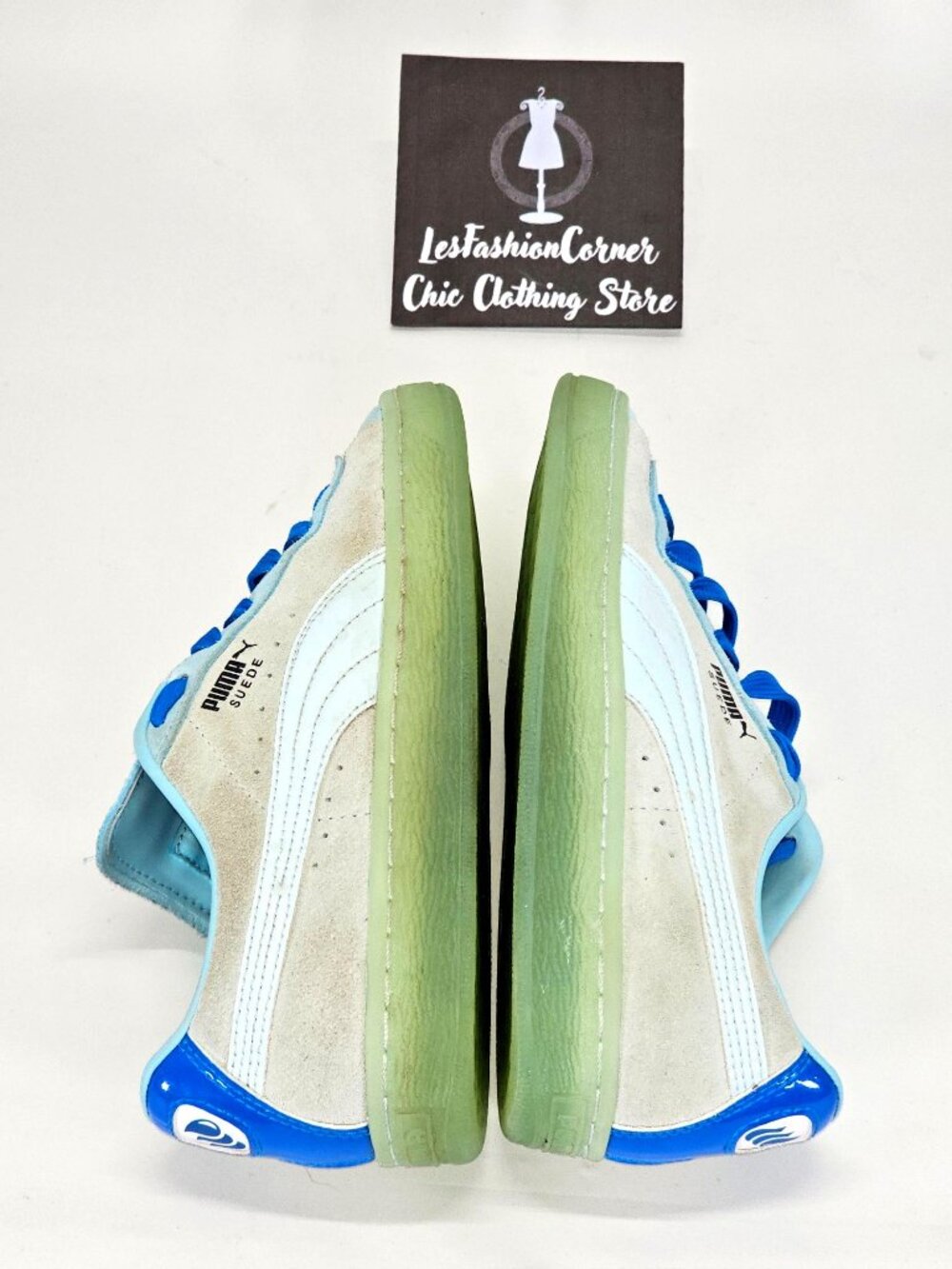 Puma Boy's Classic Squirtle Blue Suede Pokémon Crossover Shoes Size 5 1776 - Picture 14 of 14